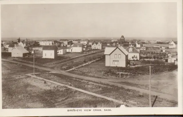 Bird's-eye view of Craik