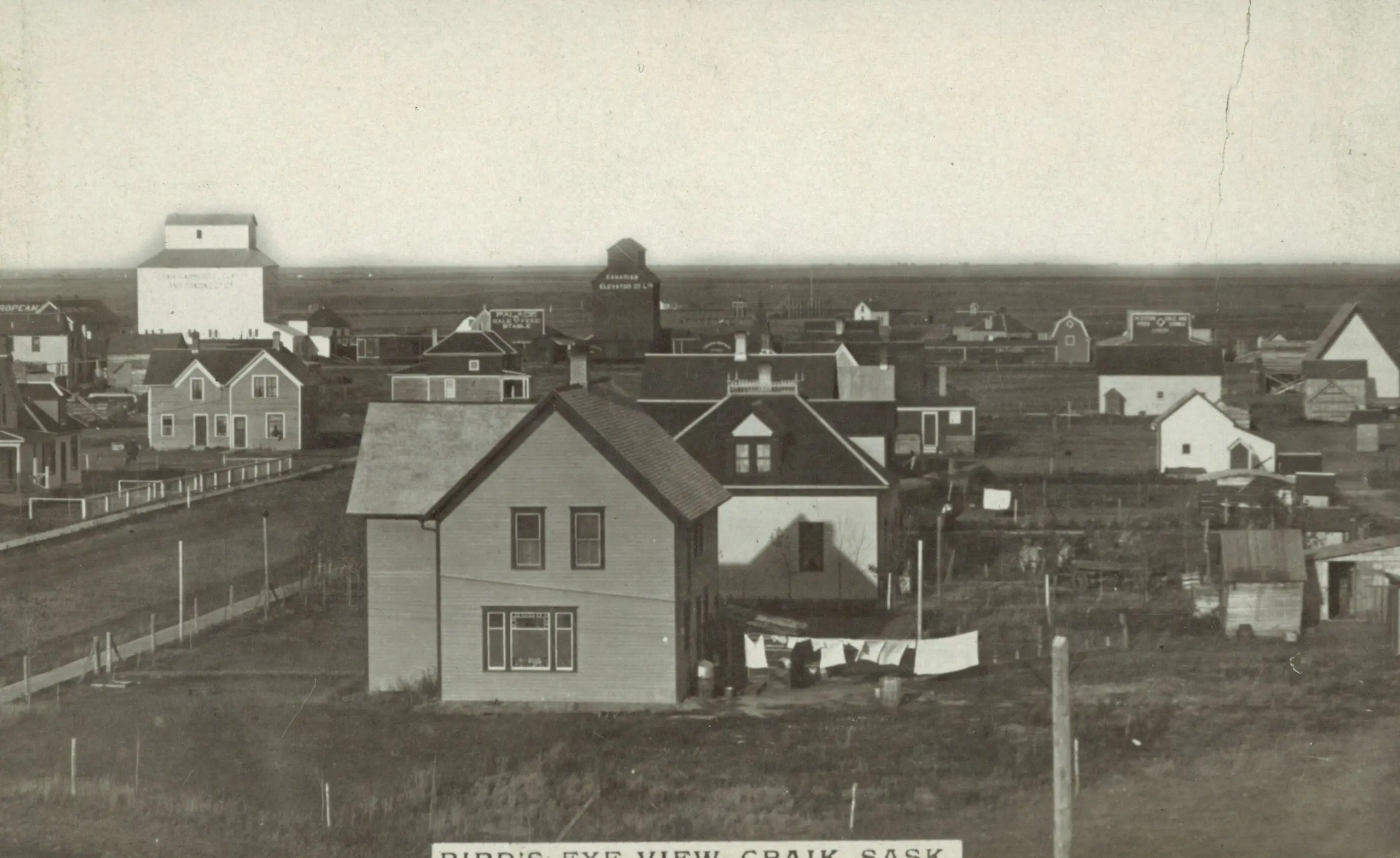 Bird's eye view of Craik