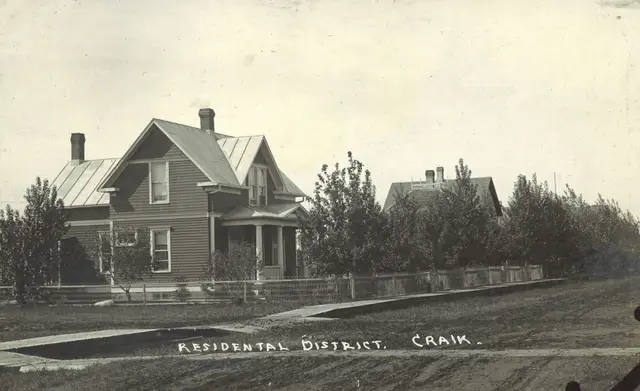 Residential district street