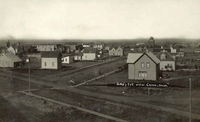 Bird's eye view of Craik